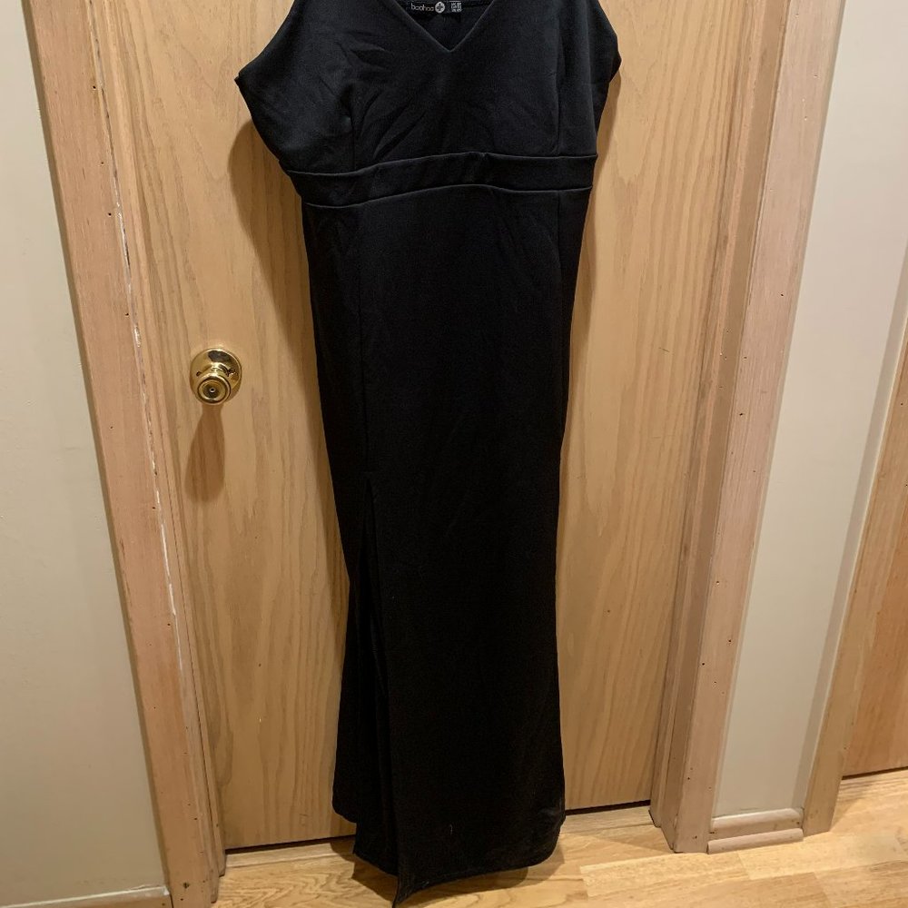 Boohoo Black STRAPPY MAXI DRESS